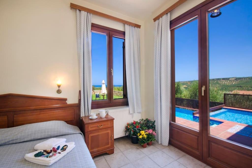 Villa Katerina With Eco Heated Pool Spiliá Esterno foto