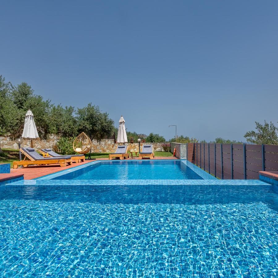 Villa Katerina With Eco Heated Pool Spiliá Esterno foto